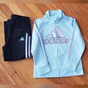 Adidas Sky Blue Track Jacket with Logo